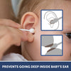 Eco-friendly cotton swabs with rounded safety tips