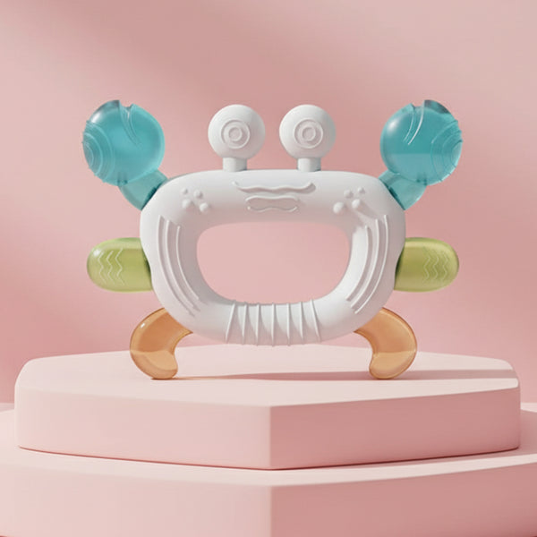 Silicone Baby Teether | Sensory Chew Toy for Gum Relief | Pack of 1- Assorted