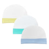 Soft & Comfortable Cotton Baby Caps - Pack of 3
