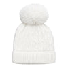 Kids Woolen Cap with Soft Pom Pom, Warm Winter Beanie with Ribbed Folded Cuff and Cozy Textured Design for Boys & Girls (3-6 Years)
