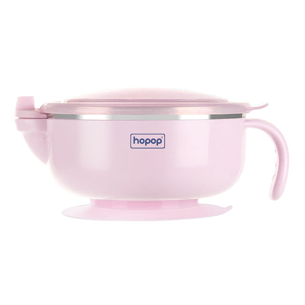 Baby Stainless Steel Bowl with Lid & Suction Base