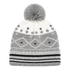 Baby Woolen Cap with Fur Lining, Diamond Design Warm Knitted Pom Pom Winter Beanie for Boys & Girls(2-4 Years)