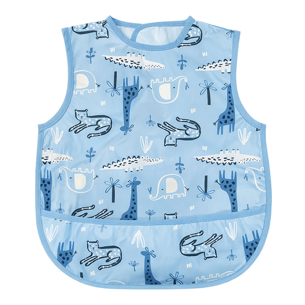 Easy-Clean Waterproof Crumb Catcher Baby Bib - hopop.in
