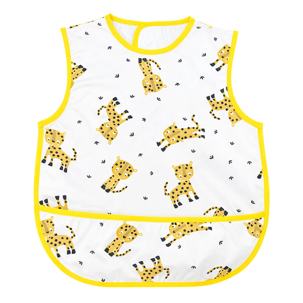 Easy-Clean Waterproof Crumb Catcher Baby Bib - hopop.in