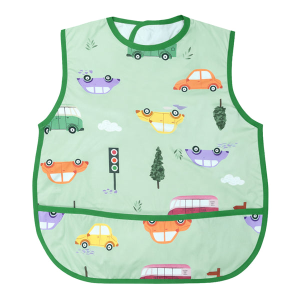 Easy-Clean Waterproof Crumb Catcher Baby Bib - hopop.in