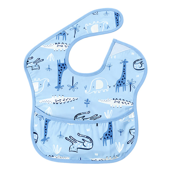 Easy-Clean Waterproof Crumb Catcher Baby Bib
