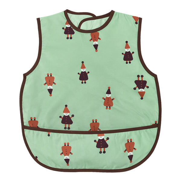 Easy-Clean Waterproof Crumb Catcher Baby Bib - hopop.in