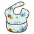 Easy-Clean Waterproof Crumb Catcher Baby Bib