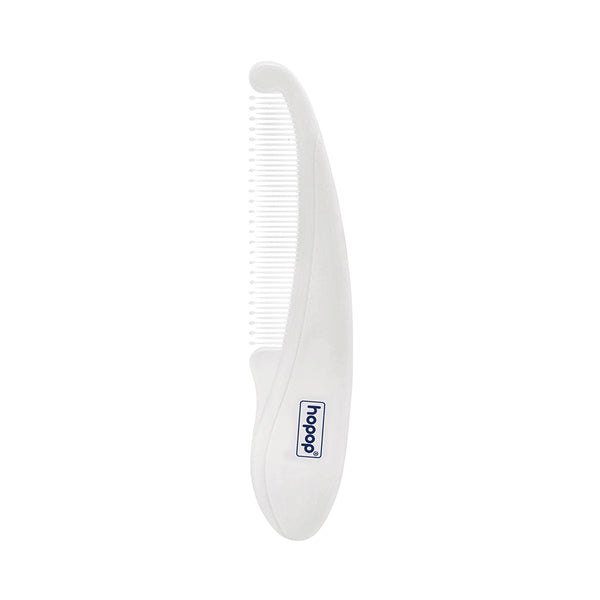 Hopop Baby Rounded Teeth Hair Comb, Safe & Gentle - White