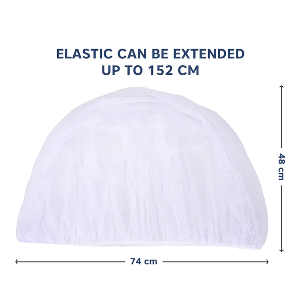 Pop-up mosquito net for bed and travel