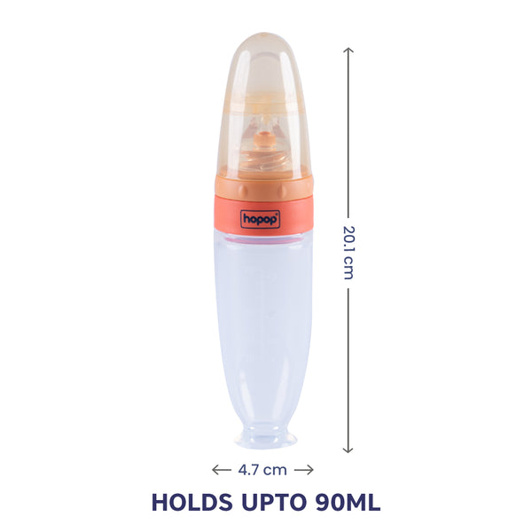 Soft Squeezy Silicone Food Feeder-90 ml - hopop.in