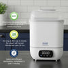 2-in-1 Baby Bottle Sterilizer and Dryer – Fast Steam & Auto-Dry