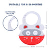 Easy Clean Crumb Catcher Silicone Bib