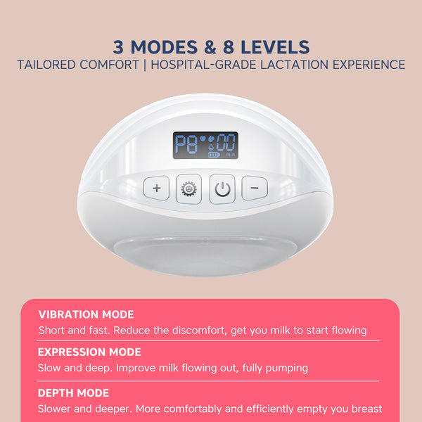 Hands-Free Electric Breast Pump for Breastfeeding