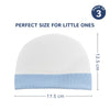 Soft & Comfortable Cotton Baby Caps - Pack of 3
