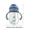 Soft Silicone Straw Sipper Cup -240 ml - hopop.in