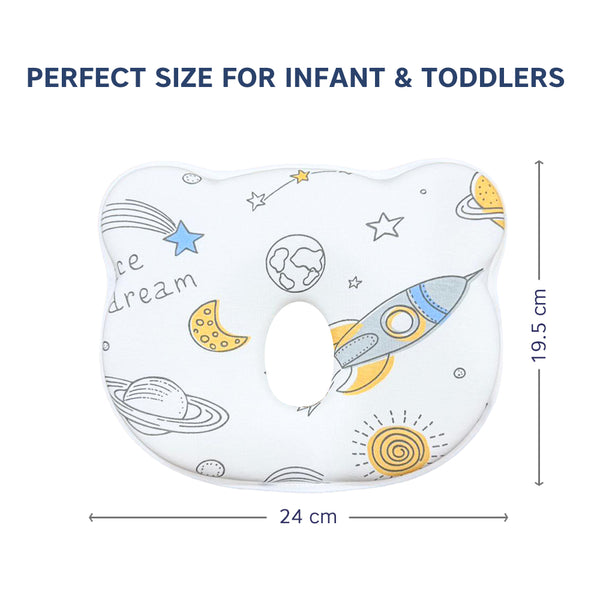 Head Shaping Memory Foam Pillow for Newborns