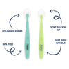 Soft Tip Silicone Feeding Spoons for Baby - 2 Pack