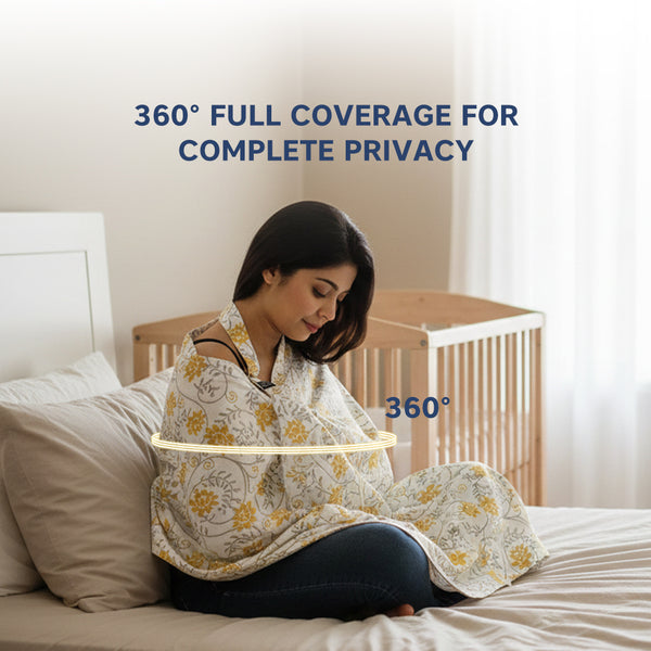 Multi-Purpose Nursing Cover for Breastfeeding, Car Seat & Stroller- Assorted