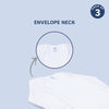Baby Envelope Neck Full Sleeve Cotton Vest – Pack of 3