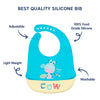 Easy Clean Crumb Food Catcher Silicone Bib