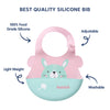 Soft Silicone Baby Bib with Food Crumb Catcher – Easy to Wipe & Clean