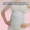 Post Delivery Belt for Women - Postpartum Belly Binder for C-Section & Normal Delivery Recovery (Waist 29"-46") - Grey