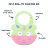 Easy Clean Crumb Catcher Silicone Bib