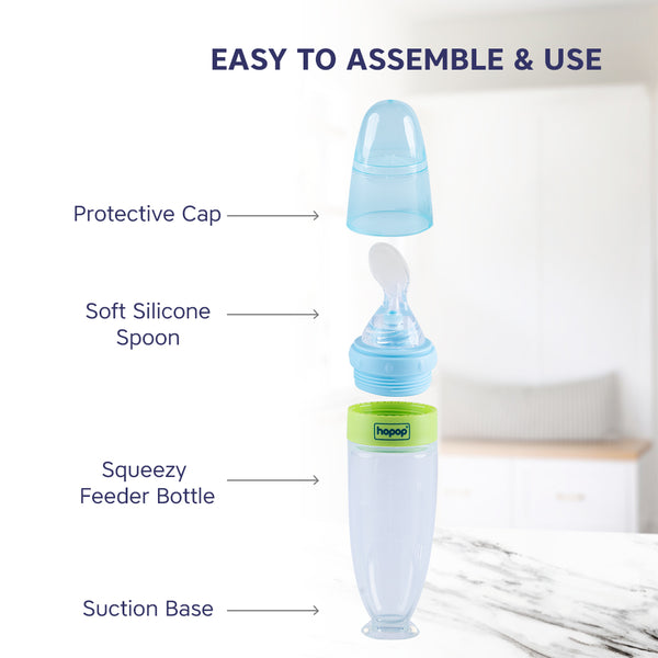 Soft Squeezy Silicone Food Feeder-90 ml - hopop.in