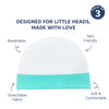 Soft & Comfortable Cotton Baby Caps - Pack of 3