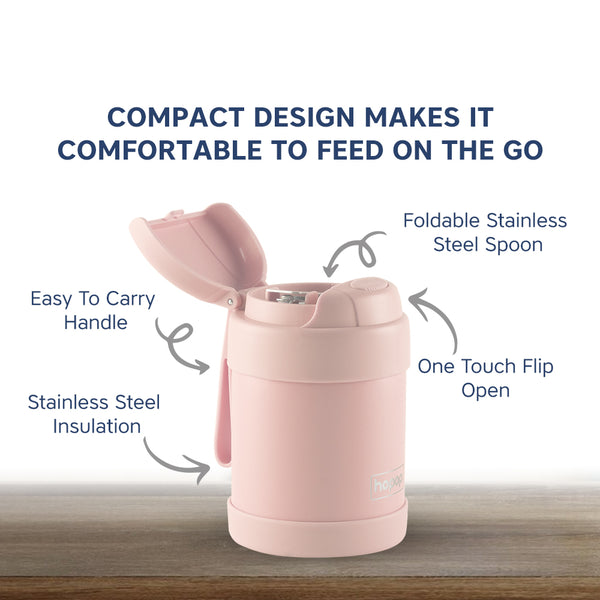 Stainless Steel Insulated Food Jar for Kids - hopop.in