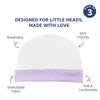 Soft & Comfortable Cotton Baby Caps - Pack of 3