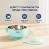 Baby Stainless Steel Bowl with Lid & Suction Base