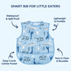 Easy-Clean Waterproof Crumb Catcher Baby Bib | Large - Pack of 2