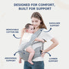 5 in 1 Elegant Hip Seat Baby Carrier for Comfortable Every Journey