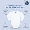 Baby Cotton Round Neck Full Sleeve Romper – Pack of 3
