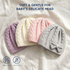 Baby Woolen Cap with Fur Lining, Cable Knit Bow Design Warm Knitted Winter Beanie for Girls & Boys (1-3 Years)