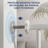 Adjustable baby safety gate with secure lock and auto-close
