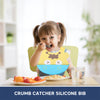 Easy Clean Crumb Catcher Silicone Bib