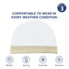 Soft & Comfortable Cotton Baby Caps - Pack of 3