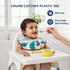 Easy-Clean Waterproof Crumb Catcher Baby Bib