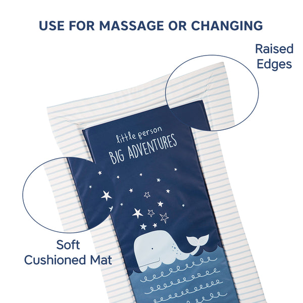 Soft Cushioned Baby Changing Mat – Waterproof & Wipeable
