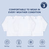 Baby Envelope Neck Full Sleeve Cotton Vest – Pack of 3
