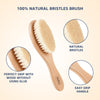 Natural Bristle Baby Wooden Brush & Comb Set - hopop.in