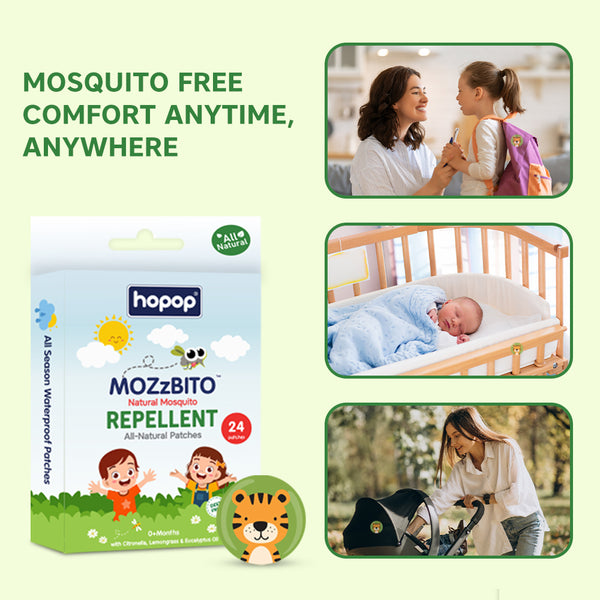 Mozzbito Natural Mosquito Repellent Patches - 24 Patches - hopop.in