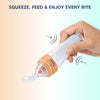 Soft Squeezy Silicone Spoon Food Feeder for Babies - 90ml
