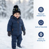 Kids Woolen Cap with Cute Vehicle Embroidery, Warm Winter Beanie with Soft Pom Pom and Ribbed Folded Cuff for Boys & Girls (3-6 Years)