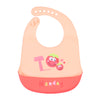 Waterproof Silicone Baby Bib with Crumb Catcher Pocket