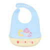 Waterproof Silicone Baby Bib with Crumb Catcher Pocket