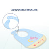Waterproof Silicone Baby Bib with Crumb Catcher Pocket